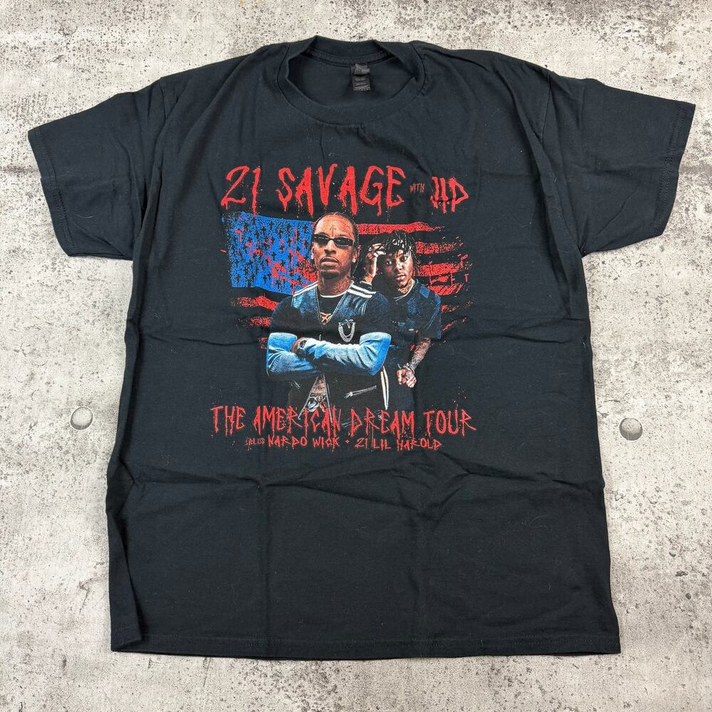 21 Savage American Dream Tour Shirt Size Large